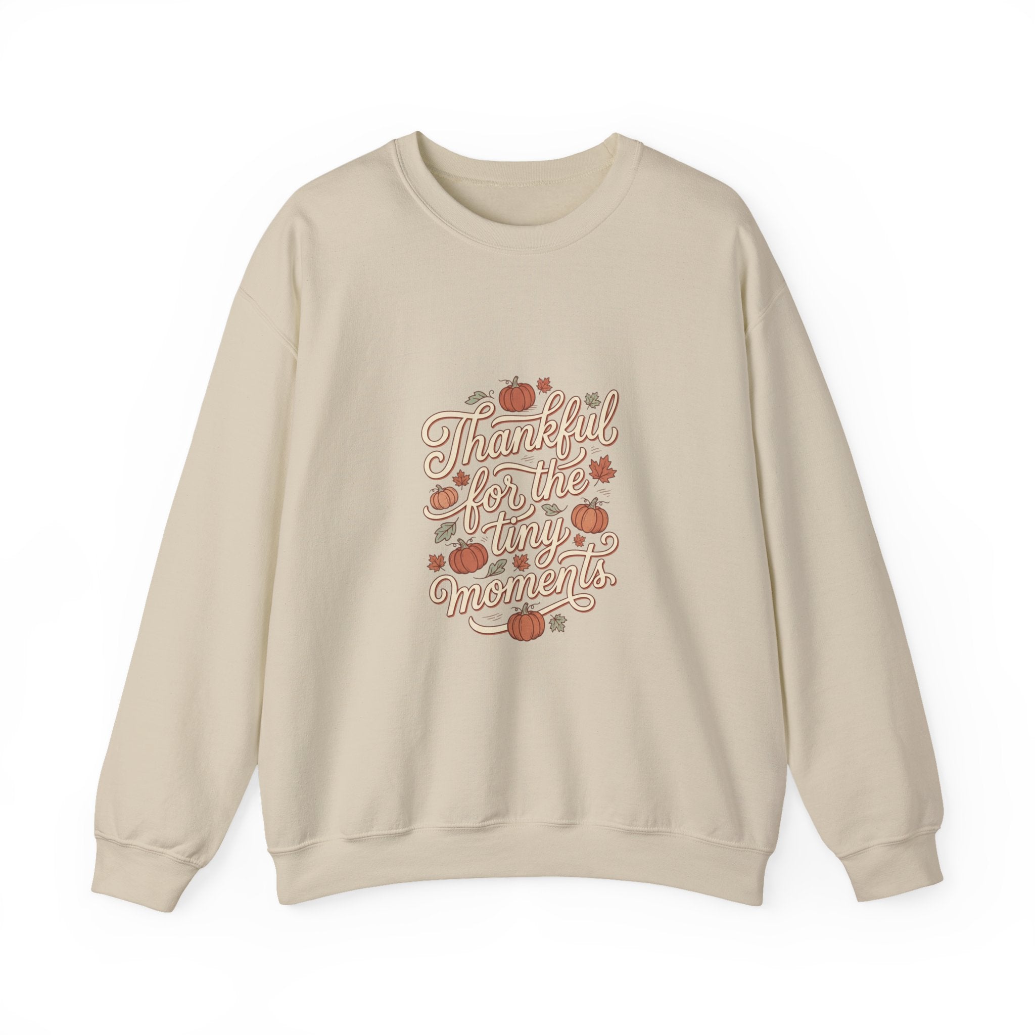 Thankful For Tiny Moments Sweatshirt | Pumpkin Fall Aesthetic