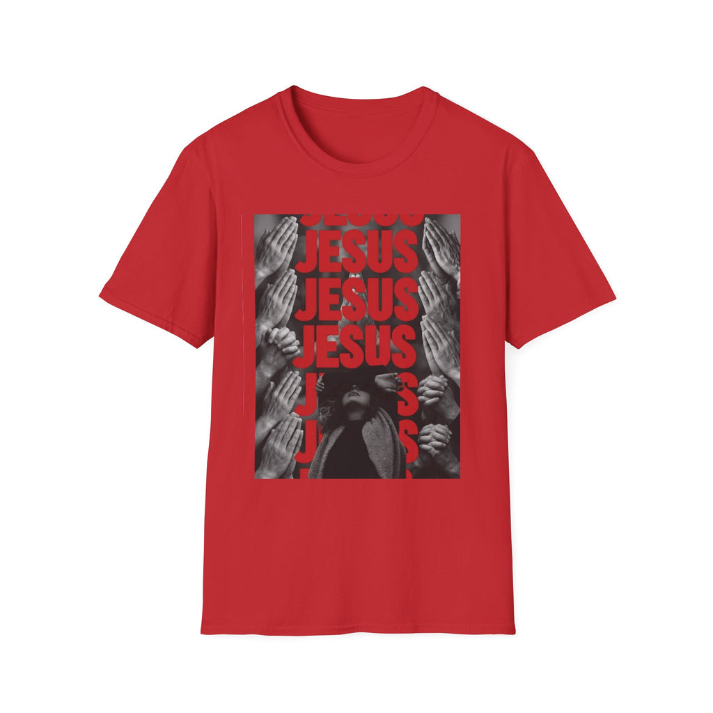 Jesus Prayer Graphic T‑Shirt — Repeat Text Faith Tee