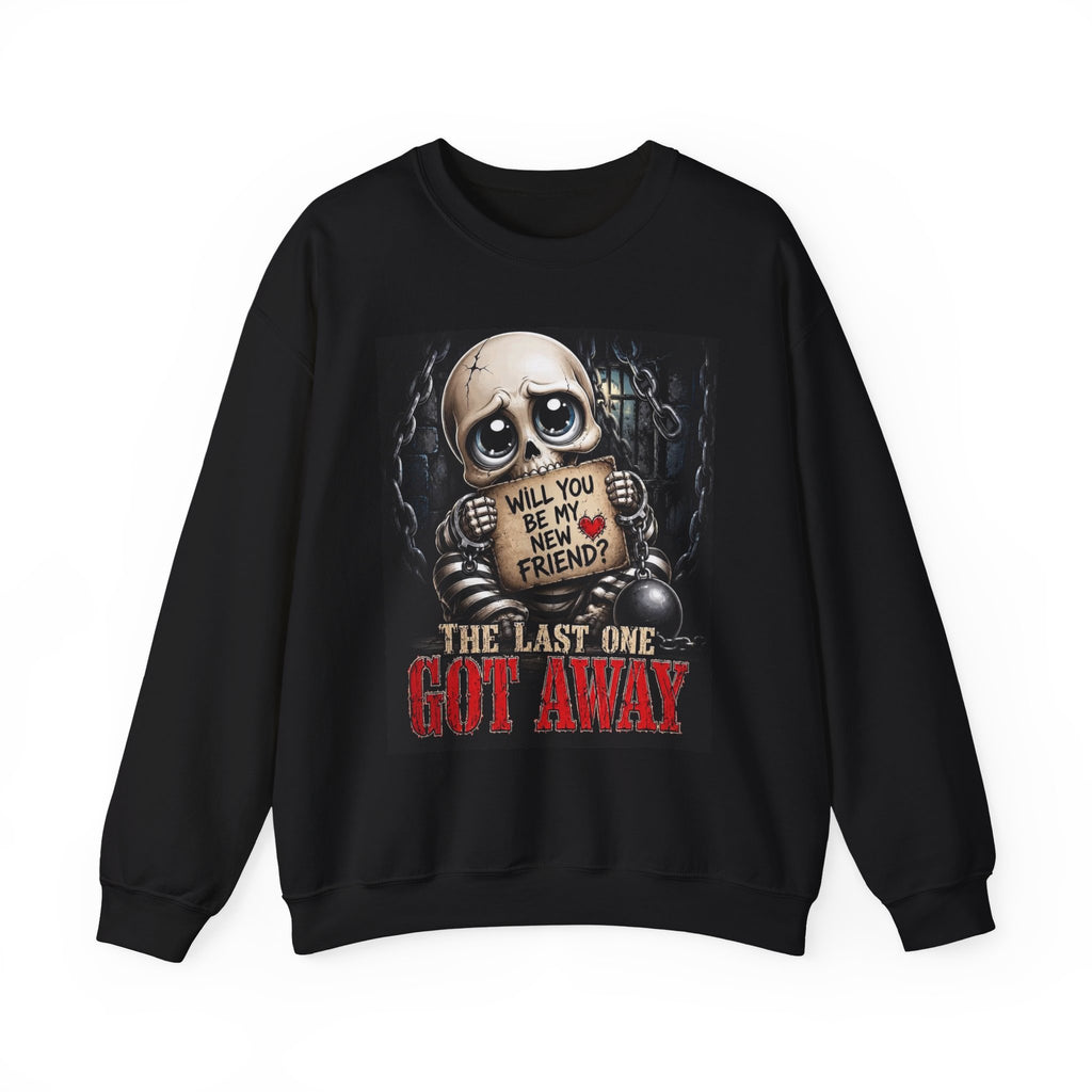 Skull Teddy 'Will You Be My New Friend?' Sweatshirt