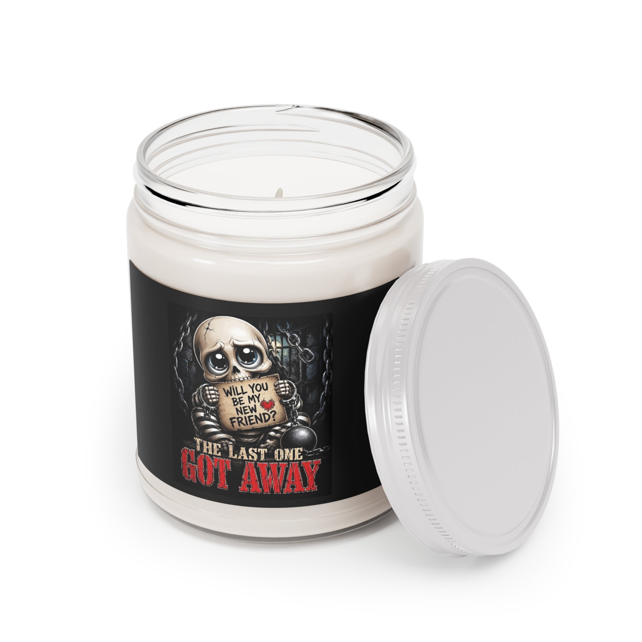Scented Soy Candles with White Lid, 9oz