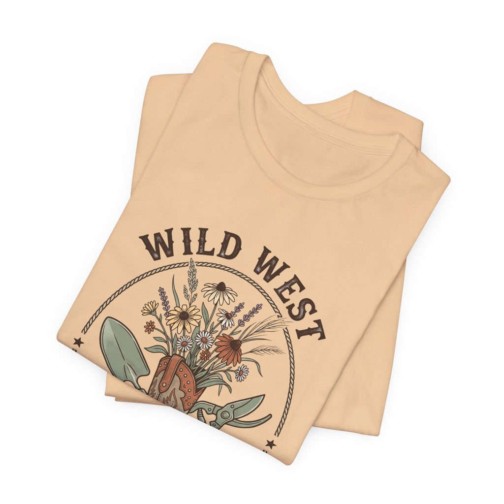 Wild West Garden Club Tee | Cowgirl Gardening, Western Boots & Desert Florals