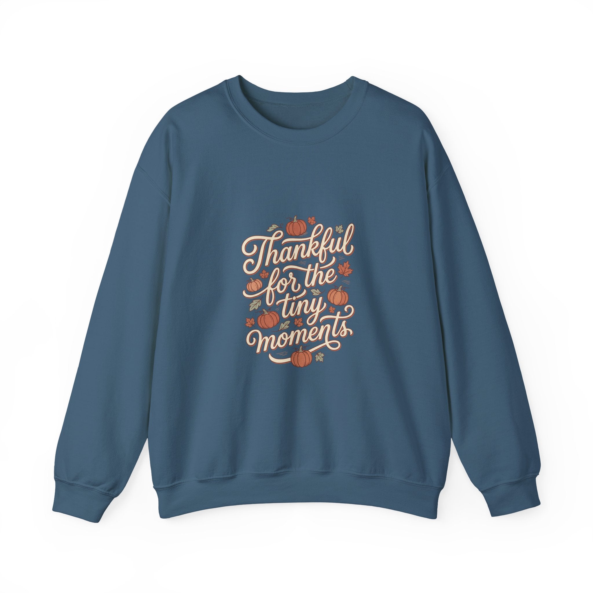 Thankful For Tiny Moments Sweatshirt | Pumpkin Fall Aesthetic