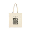 Mrs Afterparty Crew Tote | Bride Era Slogan Canvas Tote
