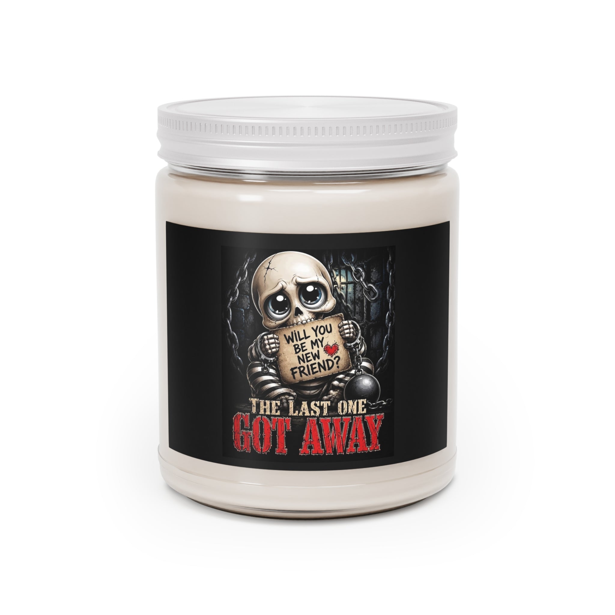 Scented Soy Candles with White Lid, 9oz