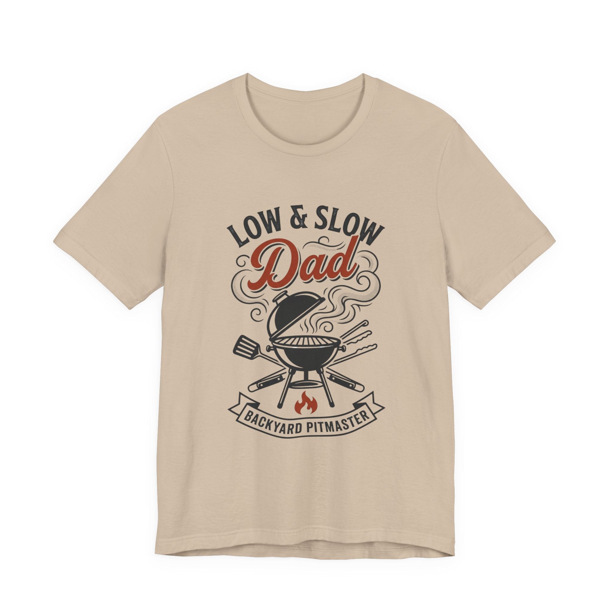Low & Slow Dad T-Shirt | Father's Day BBQ Grill Pitmaster Tee