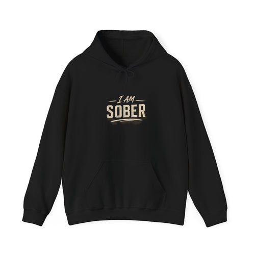 Hoodie — “Look Mom I’m Sober” Recovery Statement Sweatshirt