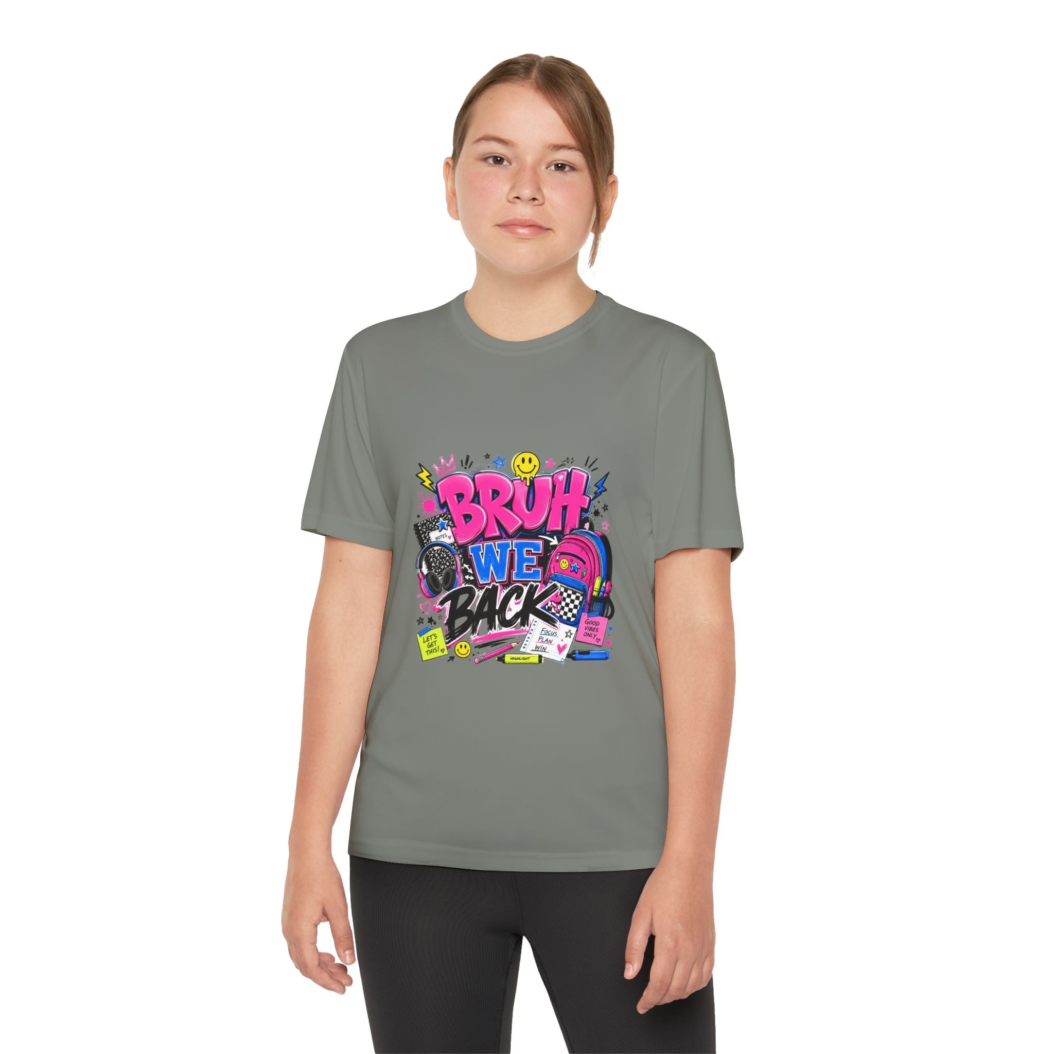 Cheer Competition Youth Tee – “Cheer Is My Therapy” Graphic Shirt