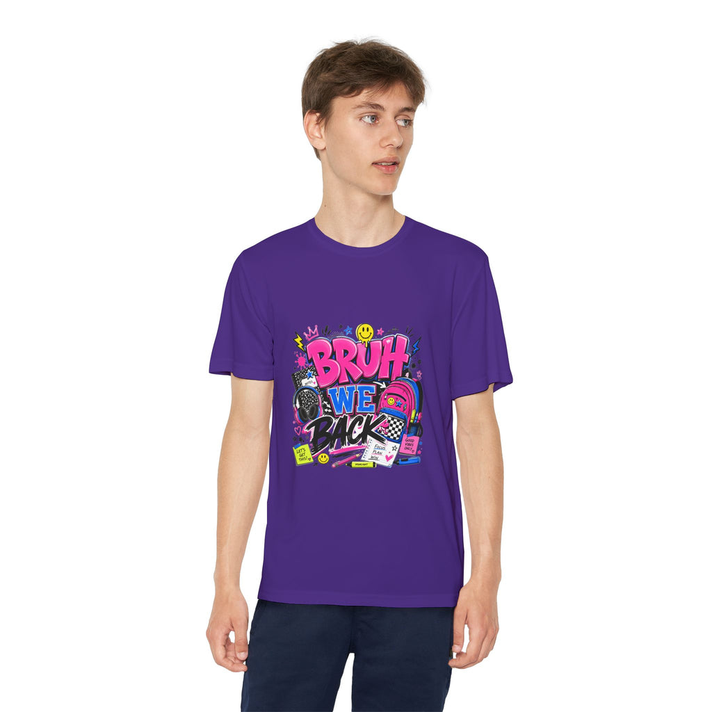 Cheer Competition Youth Tee – “Cheer Is My Therapy” Graphic Shirt