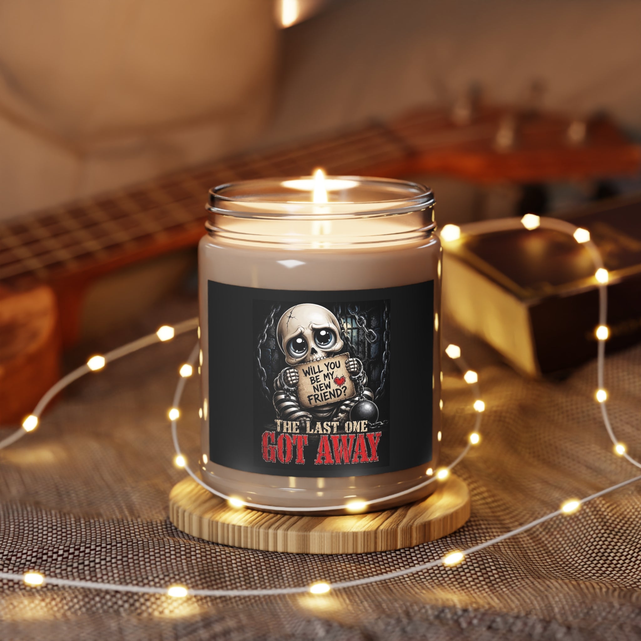 Scented Soy Candles with White Lid, 9oz