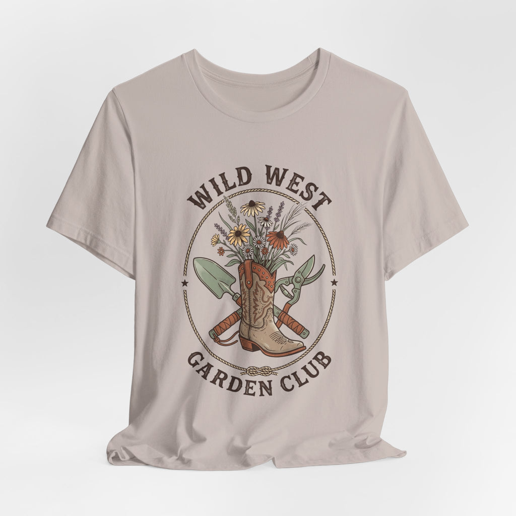 Wild West Garden Club Tee | Cowgirl Gardening, Western Boots & Desert Florals