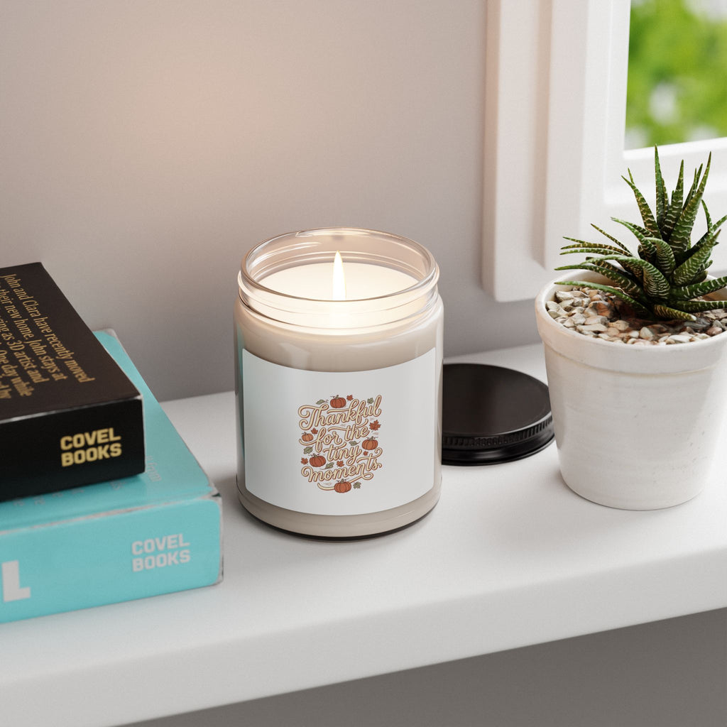 Thankful for the Tiny Moments Candle | Pumpkin Soy Candle, Fall Home Decor