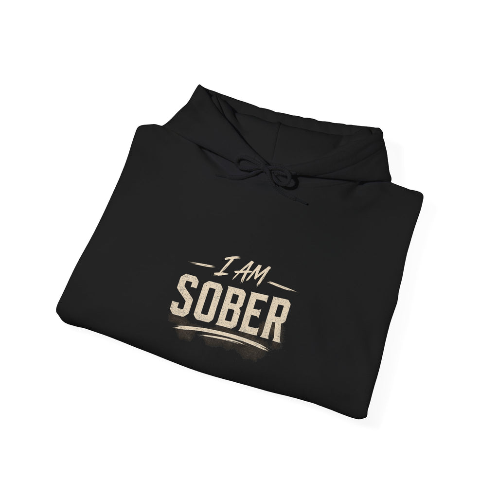Hoodie — “Look Mom I’m Sober” Recovery Statement Sweatshirt