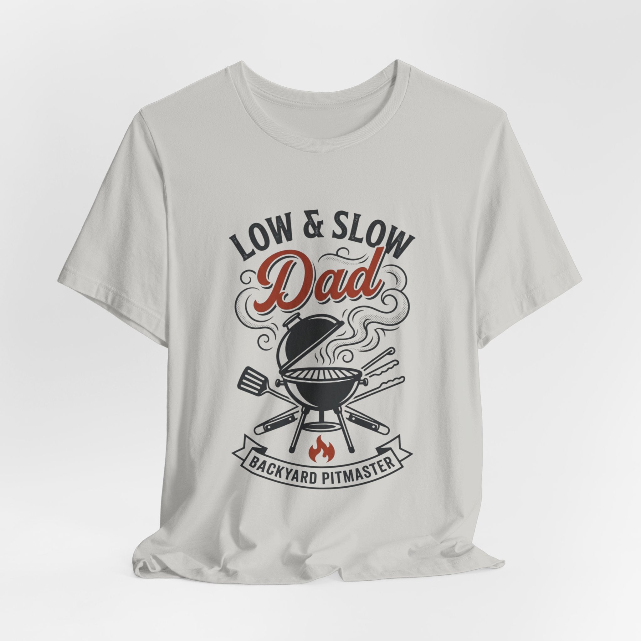 Low & Slow Dad T-Shirt | Father's Day BBQ Grill Pitmaster Tee