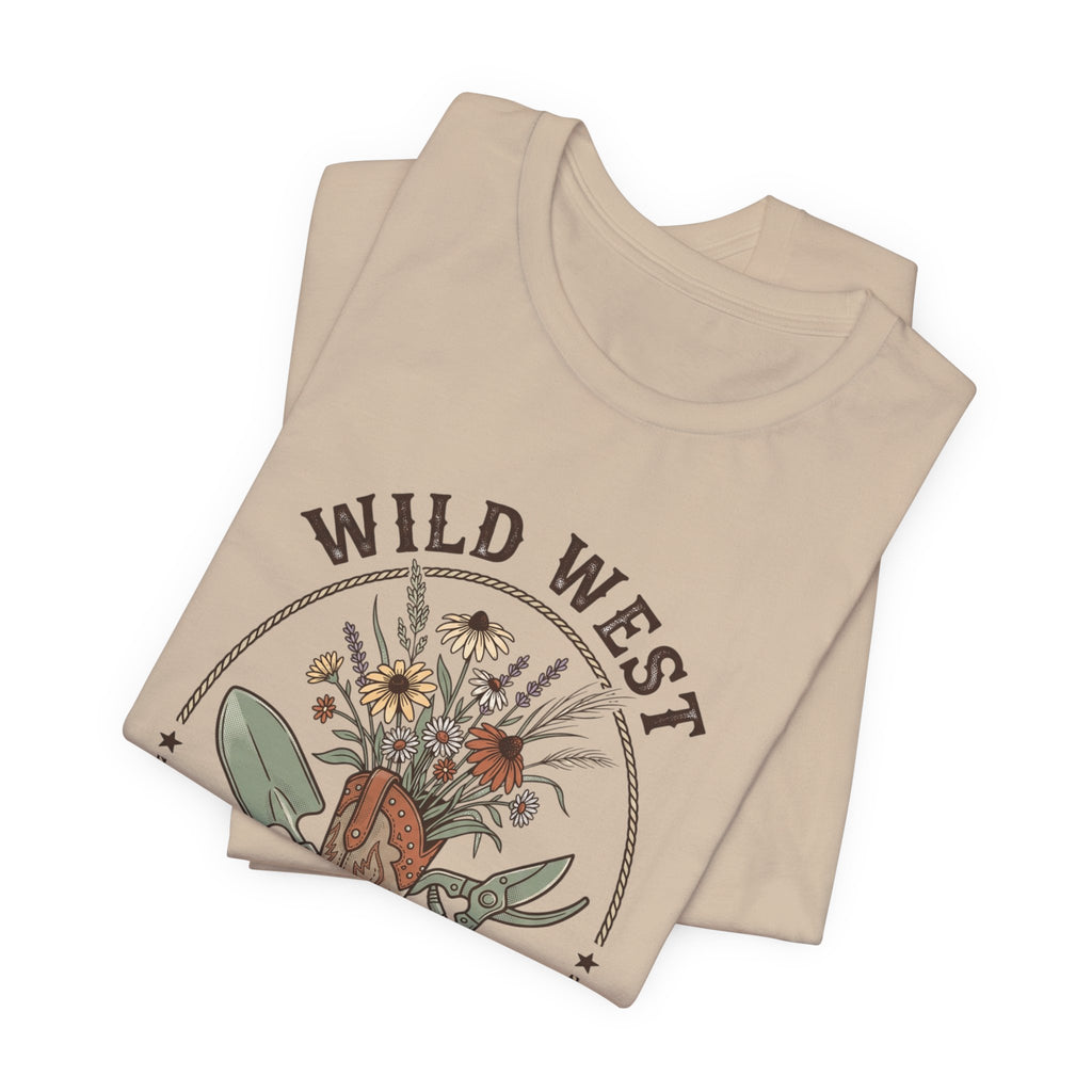 Wild West Garden Club Tee | Cowgirl Gardening, Western Boots & Desert Florals