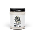 Revolution Runs on Coffee Candle, Soy Jar, Founding Daddies Patriotic Vintage