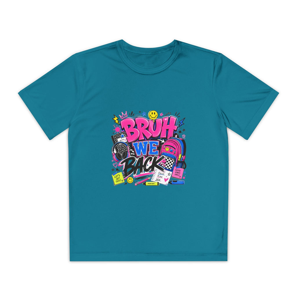 Cheer Competition Youth Tee – “Cheer Is My Therapy” Graphic Shirt