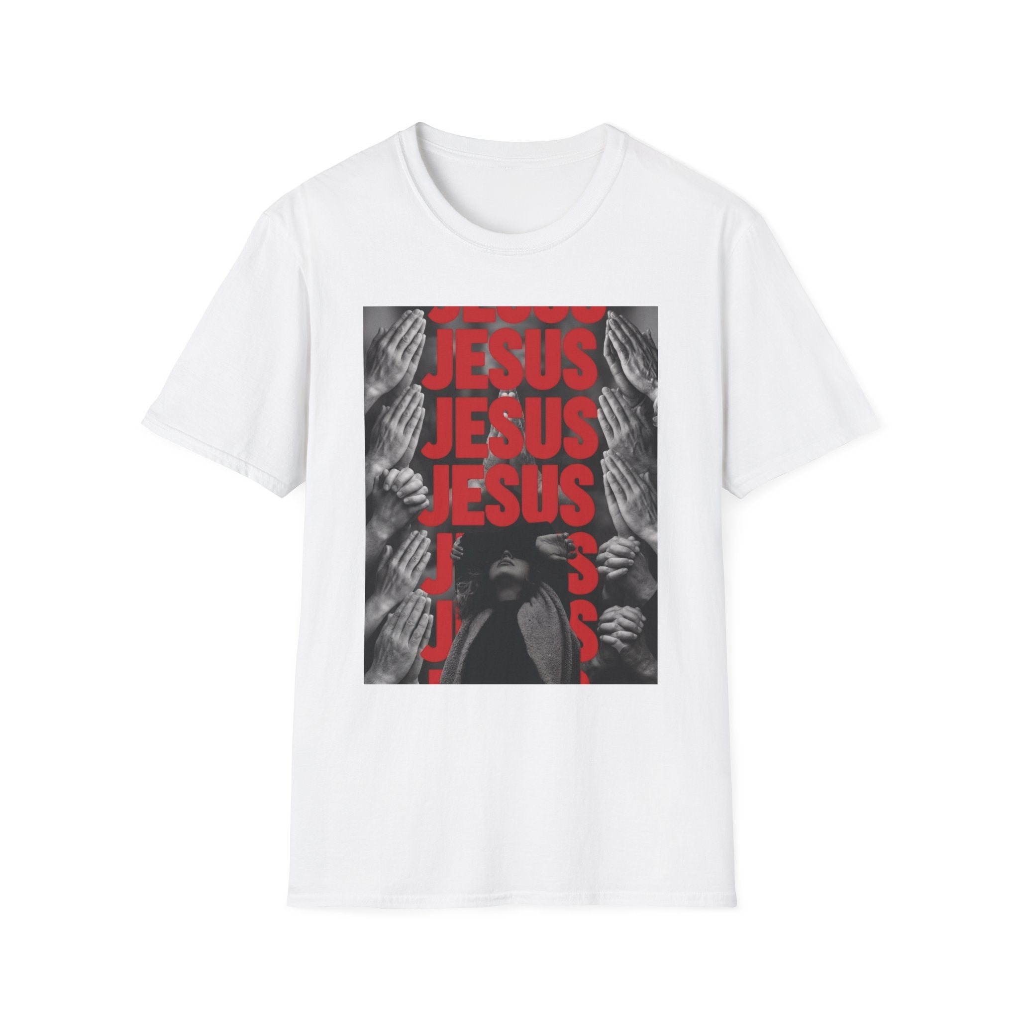 Jesus Prayer Graphic T‑Shirt — Repeat Text Faith Tee