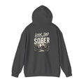 Surfer Graphic Hoodie — Retro Coastal Wave Design