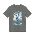 Ice Dragon Illustration T-Shirt | Fantasy Dragon Art, Mythical Creature Tee