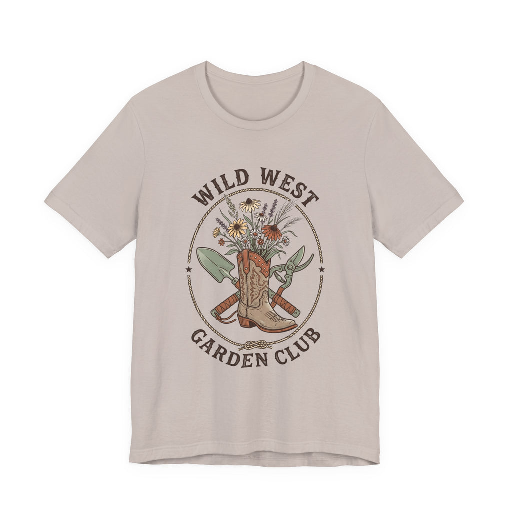 Wild West Garden Club Tee | Cowgirl Gardening, Western Boots & Desert Florals