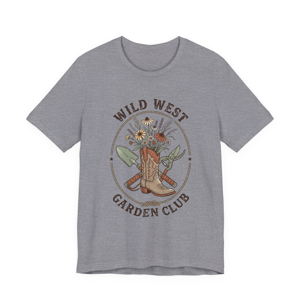 Wild West Garden Club Tee | Cowgirl Gardening, Western Boots & Desert Florals