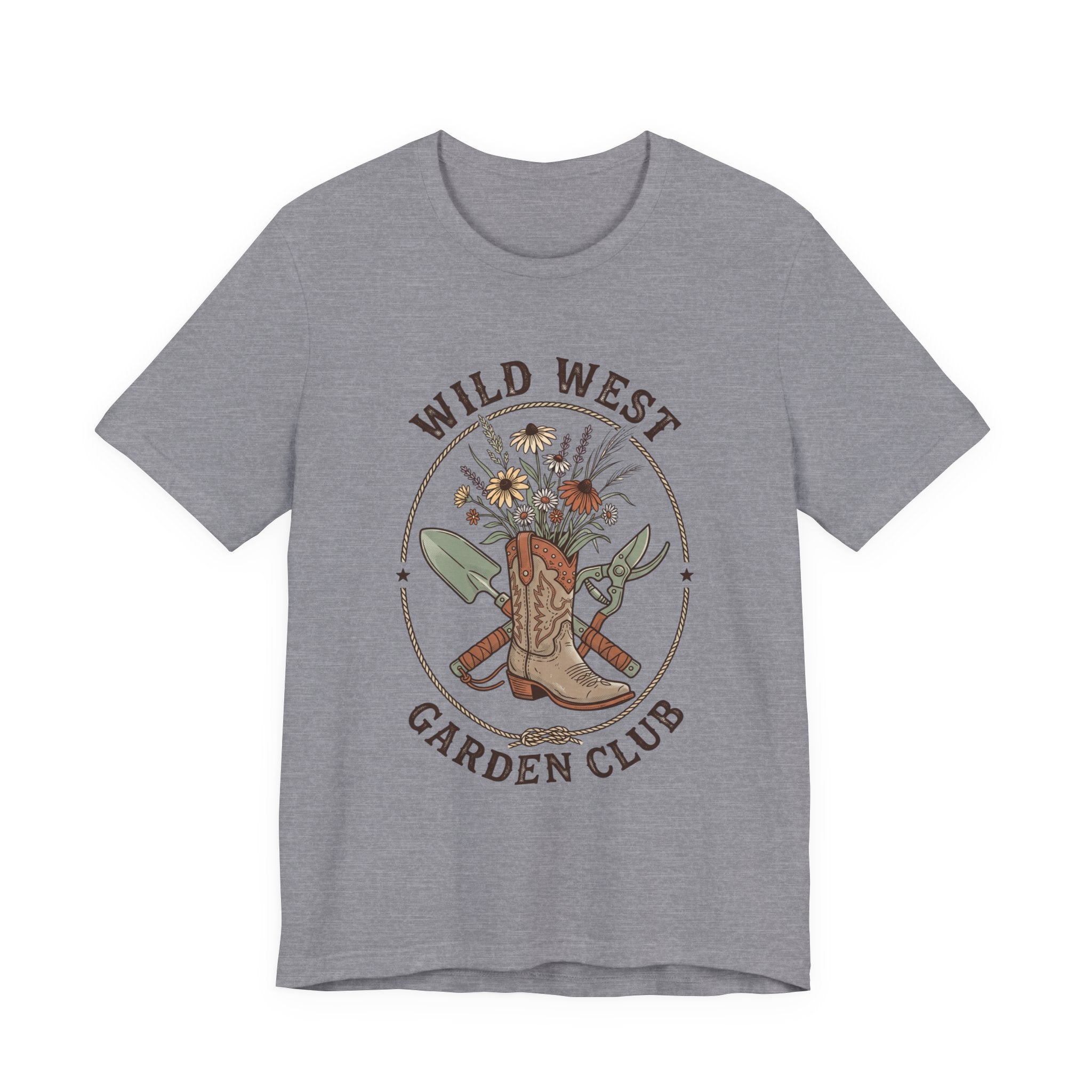 Wild West Garden Club Tee | Cowgirl Gardening, Western Boots & Desert Florals