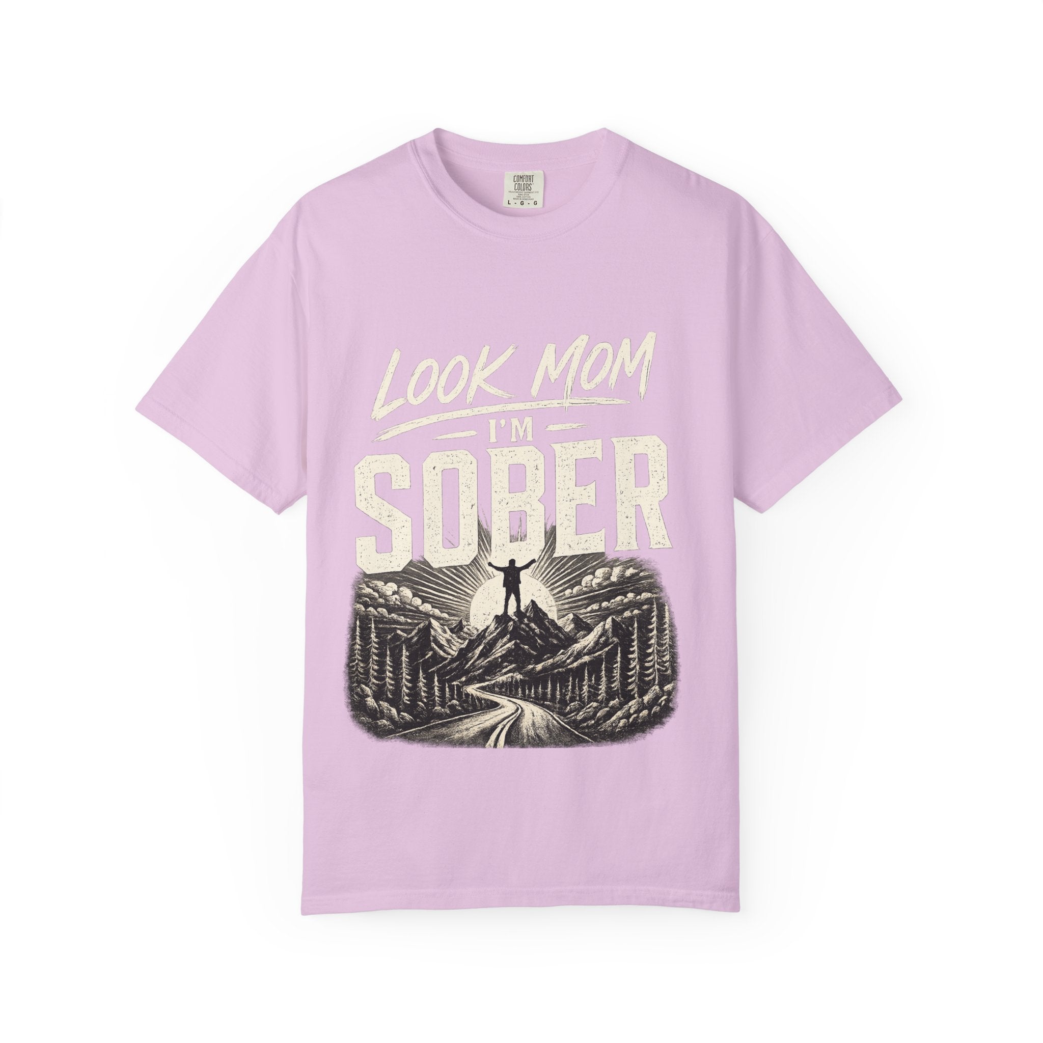 Look Mom I’m Sober T-Shirt — Recovery Pride Graphic Tee