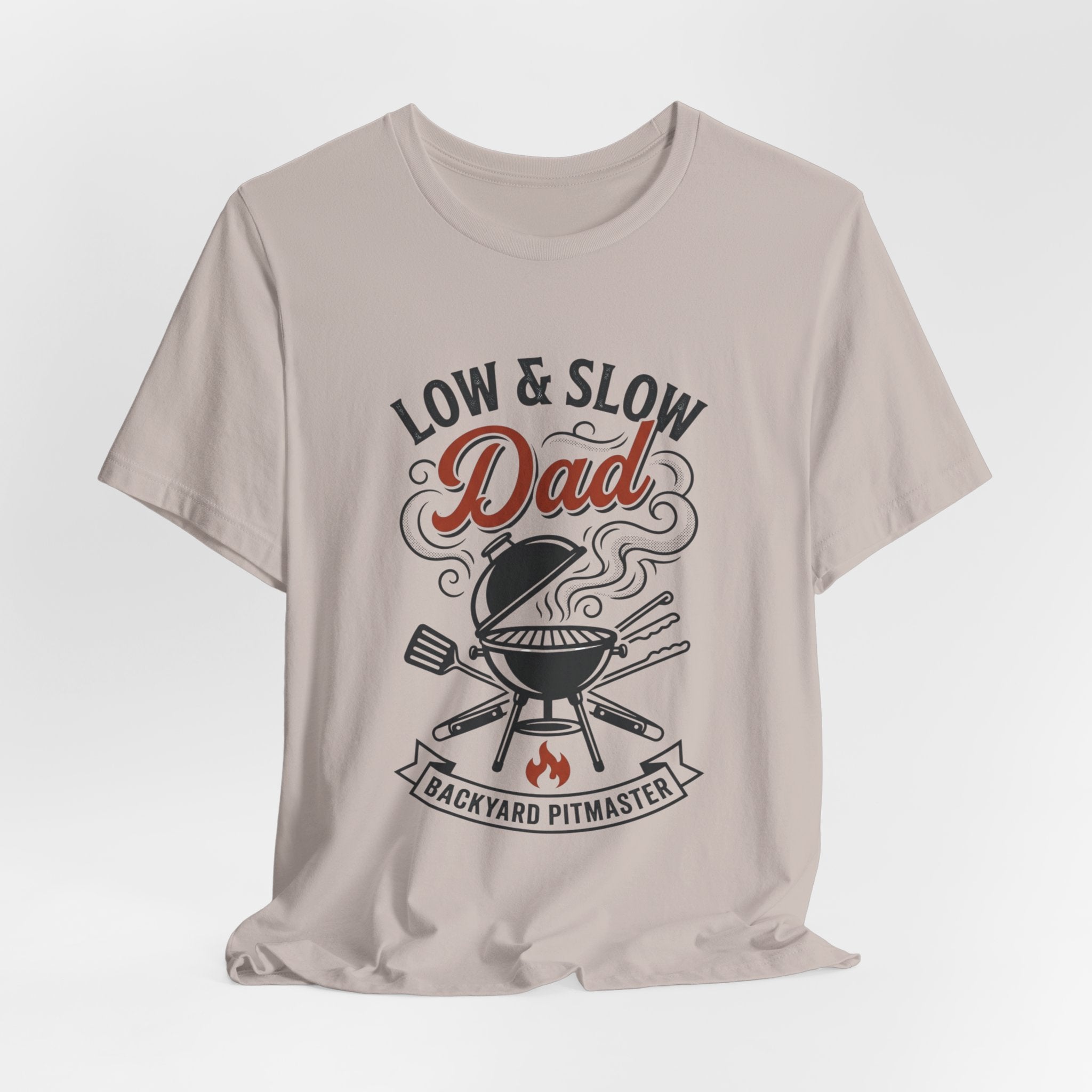 Low & Slow Dad T-Shirt | Father's Day BBQ Grill Pitmaster Tee