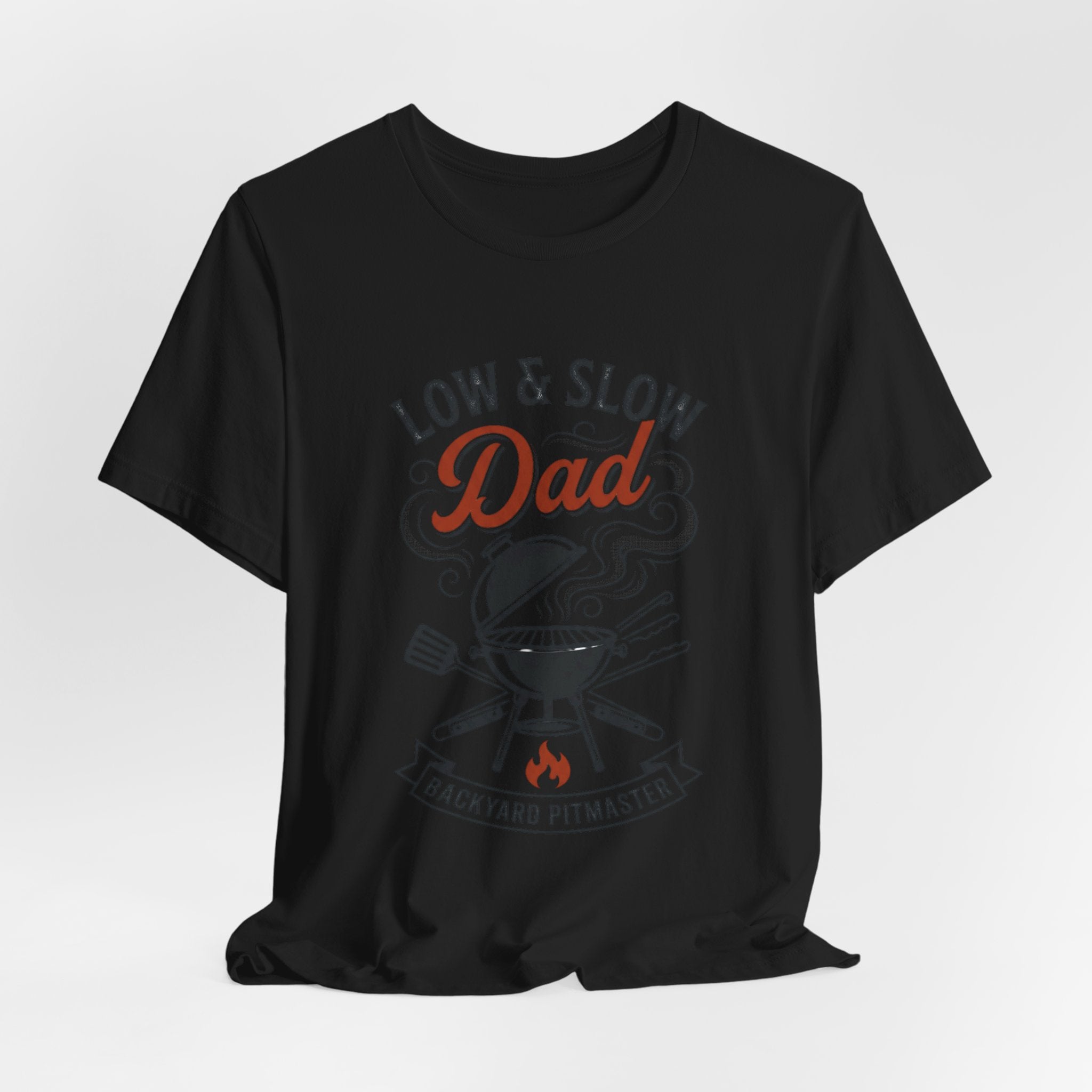 Low & Slow Dad T-Shirt | Father's Day BBQ Grill Pitmaster Tee