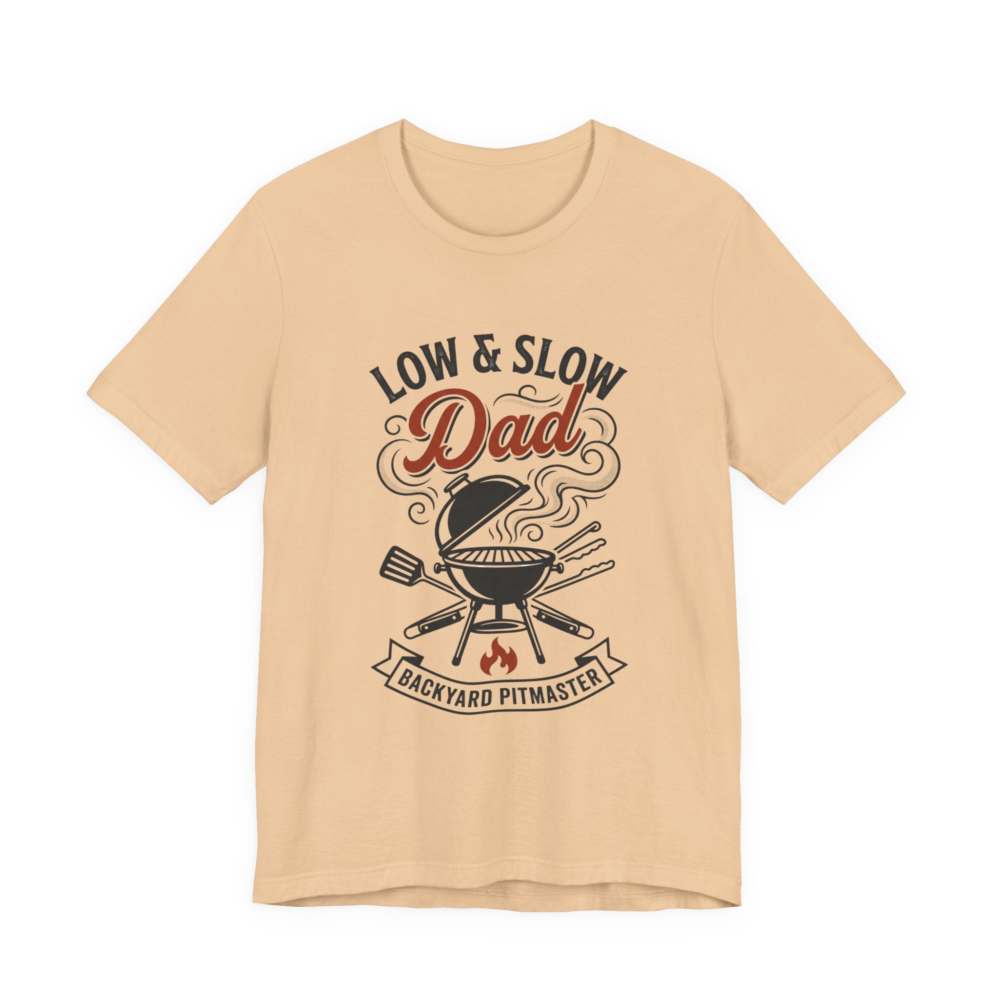 Low & Slow Dad T-Shirt | Father's Day BBQ Grill Pitmaster Tee