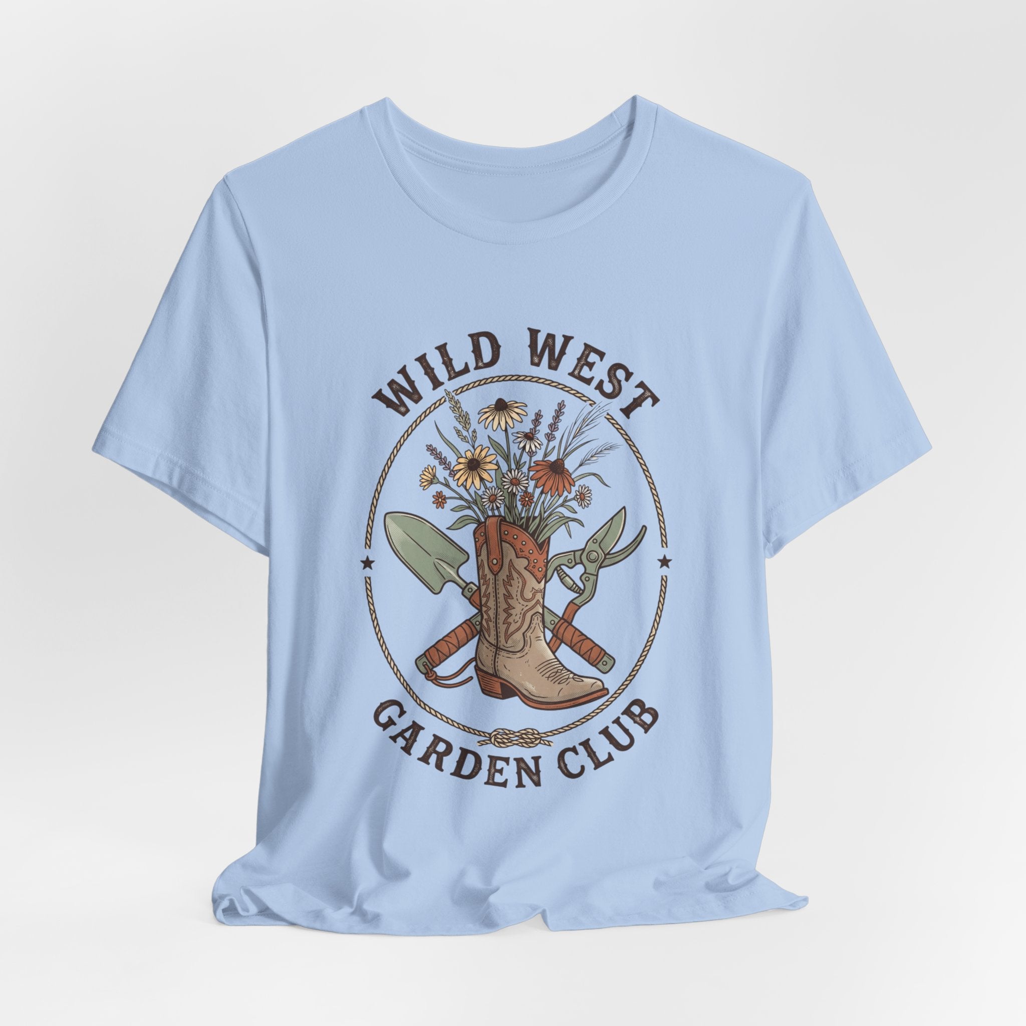 Wild West Garden Club Tee | Cowgirl Gardening, Western Boots & Desert Florals