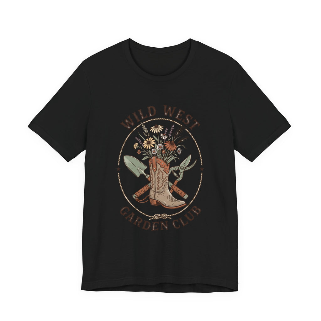 Wild West Garden Club Tee | Cowgirl Gardening, Western Boots & Desert Florals