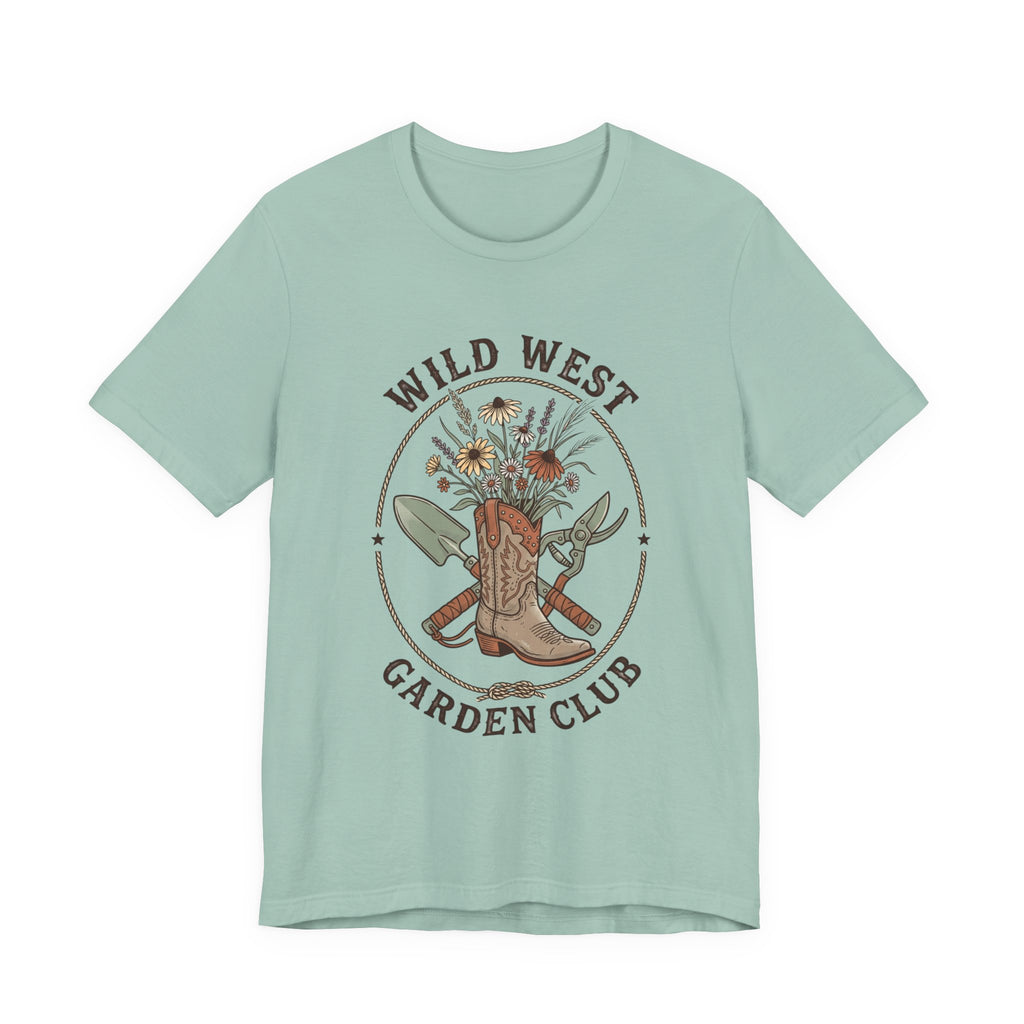 Wild West Garden Club Tee | Cowgirl Gardening, Western Boots & Desert Florals