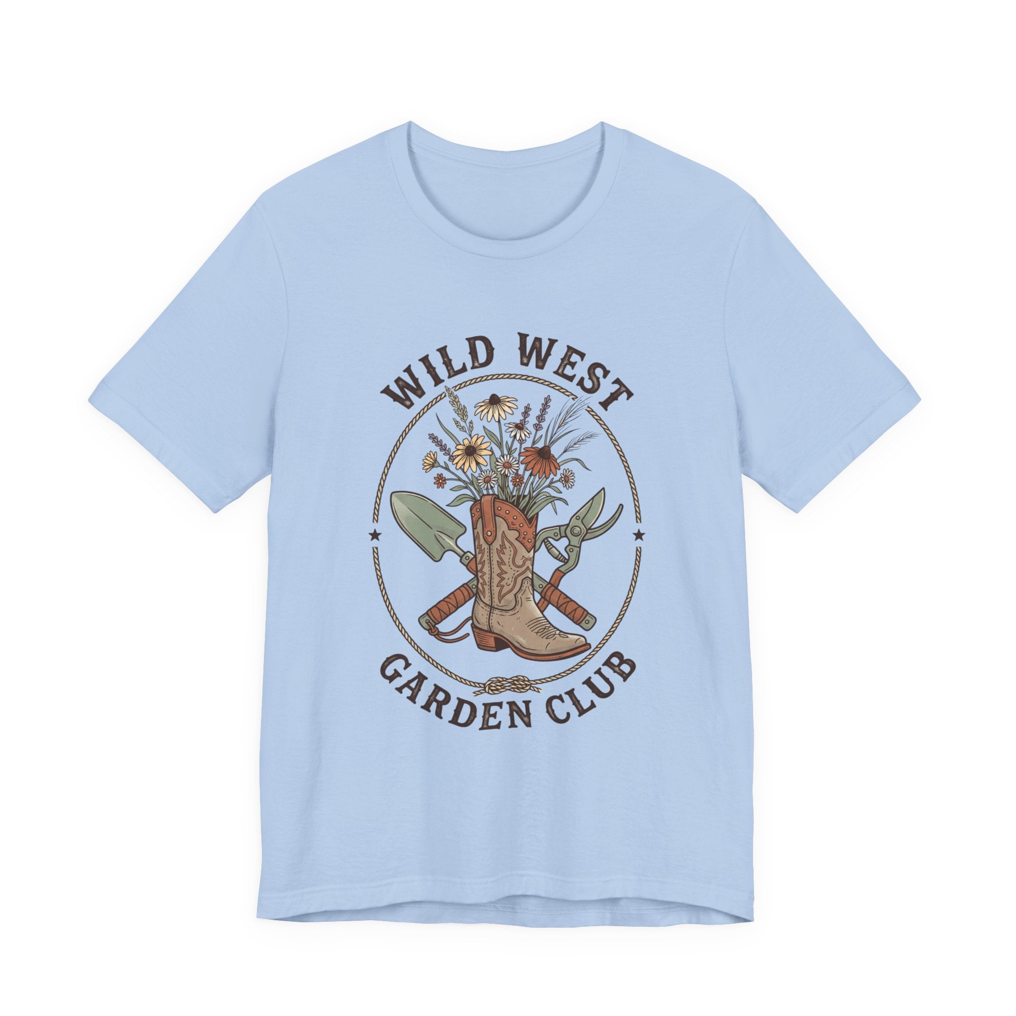 Wild West Garden Club Tee | Cowgirl Gardening, Western Boots & Desert Florals