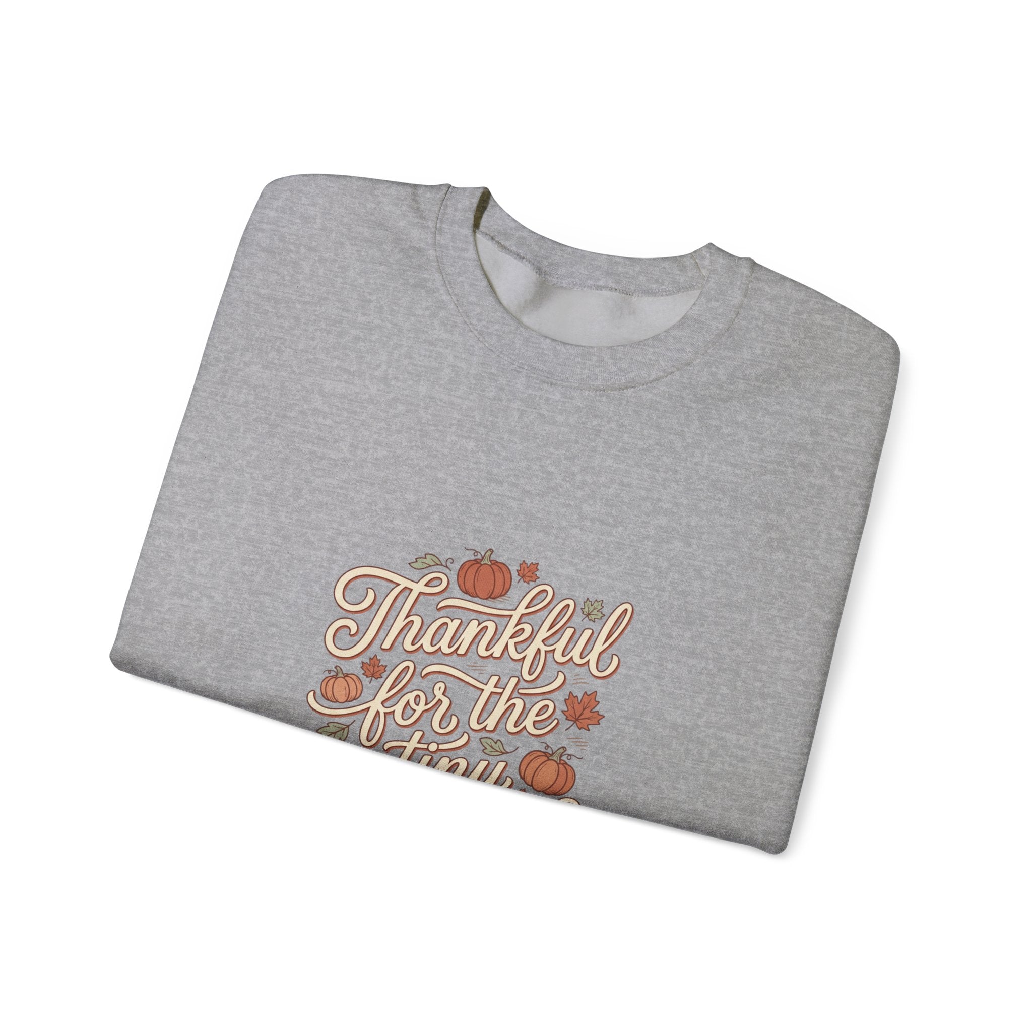 Thankful For Tiny Moments Sweatshirt | Pumpkin Fall Aesthetic