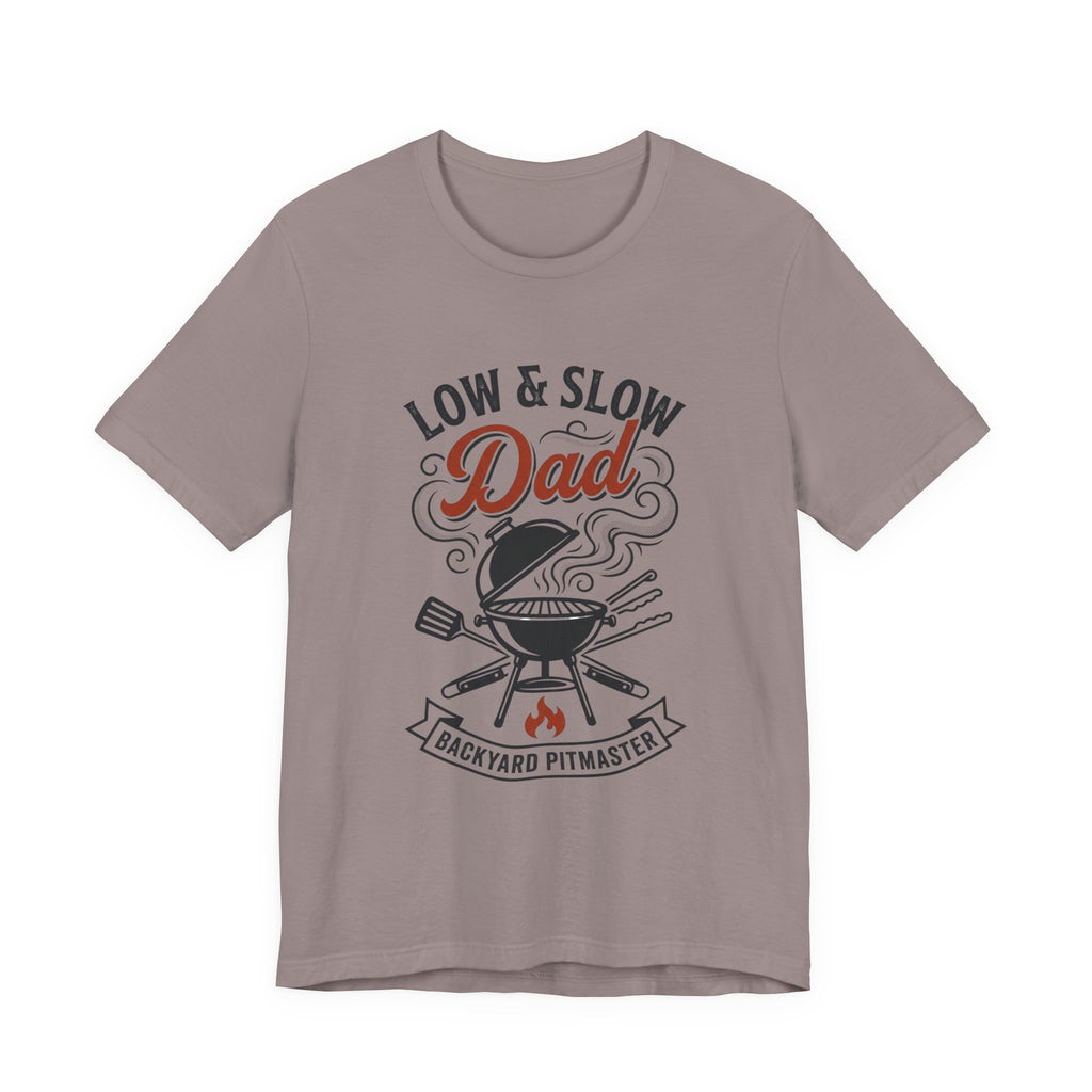 Low & Slow Dad T-Shirt | Father's Day BBQ Grill Pitmaster Tee