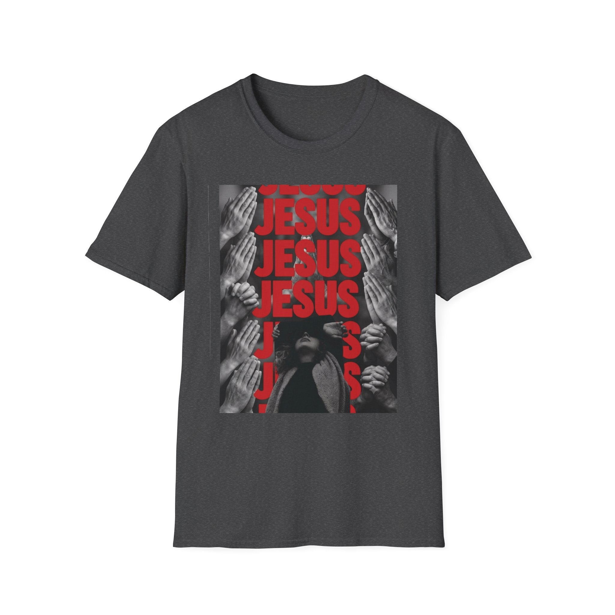 Jesus Prayer Graphic T‑Shirt — Repeat Text Faith Tee