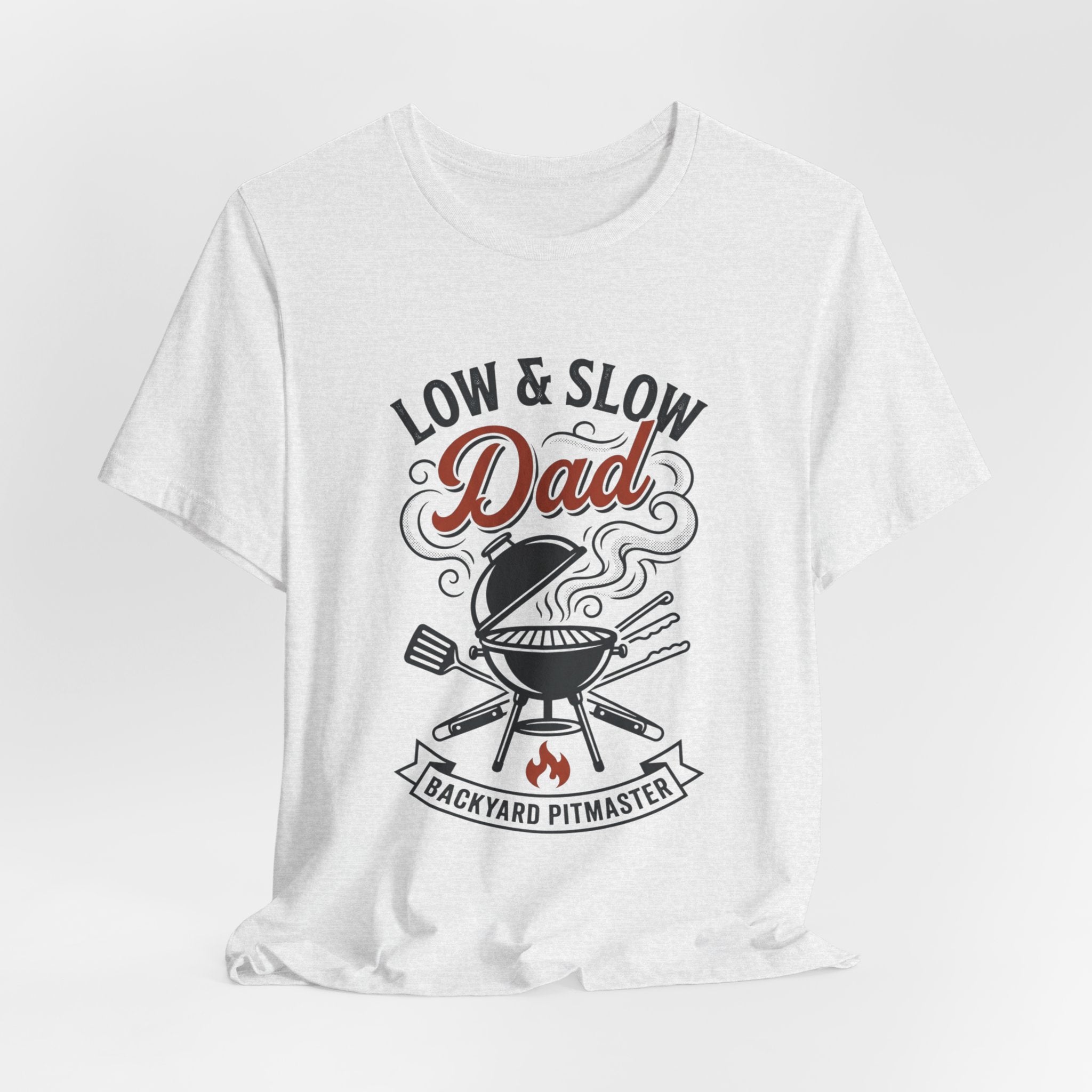 Low & Slow Dad T-Shirt | Father's Day BBQ Grill Pitmaster Tee