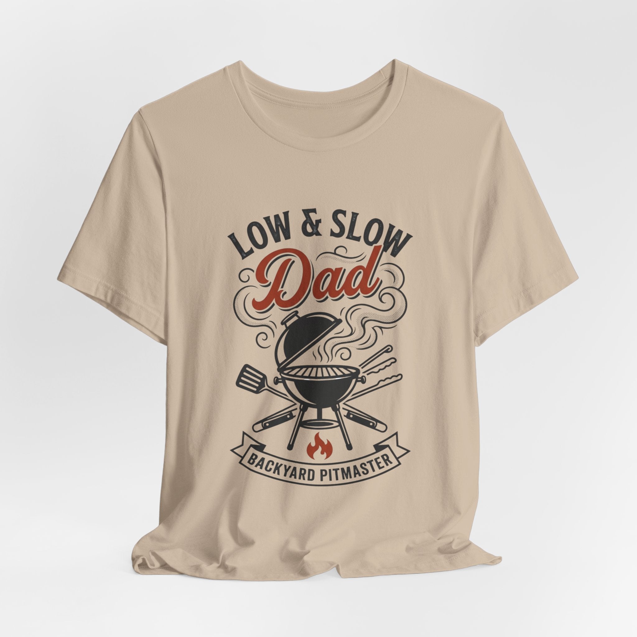 Low & Slow Dad T-Shirt | Father's Day BBQ Grill Pitmaster Tee