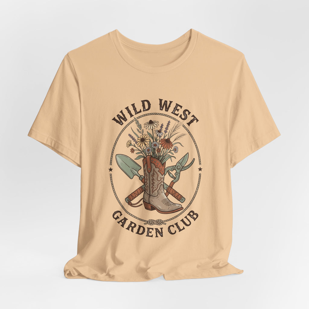 Wild West Garden Club Tee | Cowgirl Gardening, Western Boots & Desert Florals