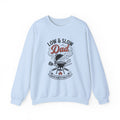 Low & Slow Dad Crewneck Sweatshirt | Backyard Pitmaster, Father's Day BBQ