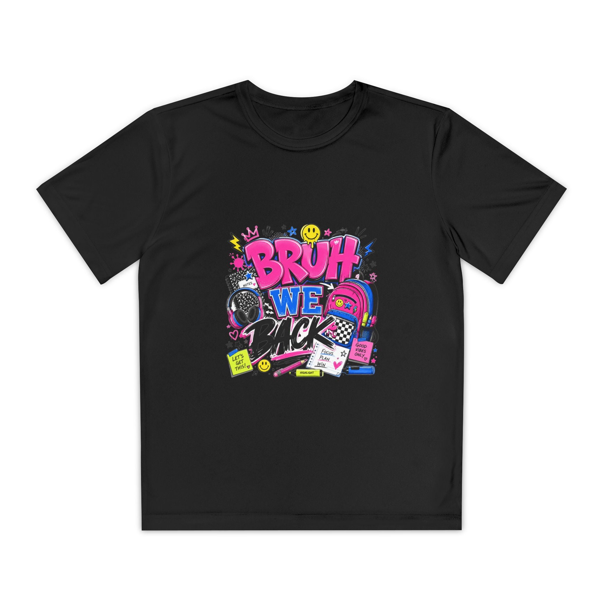 Cheer Competition Youth Tee – “Cheer Is My Therapy” Graphic Shirt