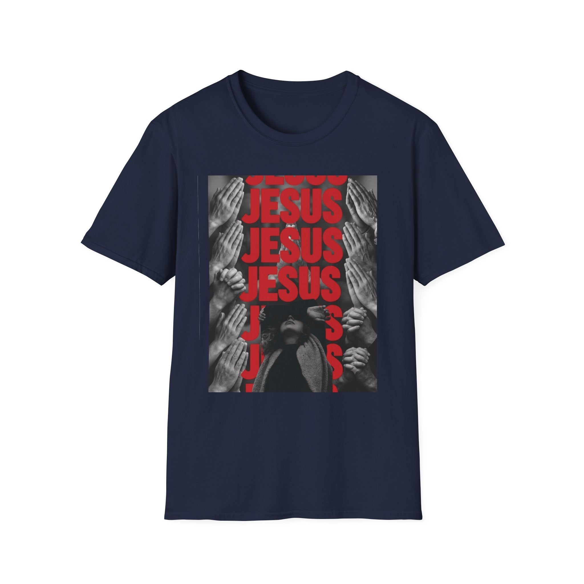 Jesus Prayer Graphic T‑Shirt — Repeat Text Faith Tee