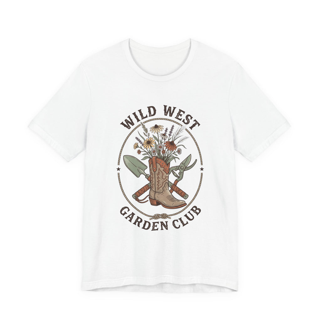 Wild West Garden Club Tee | Cowgirl Gardening, Western Boots & Desert Florals