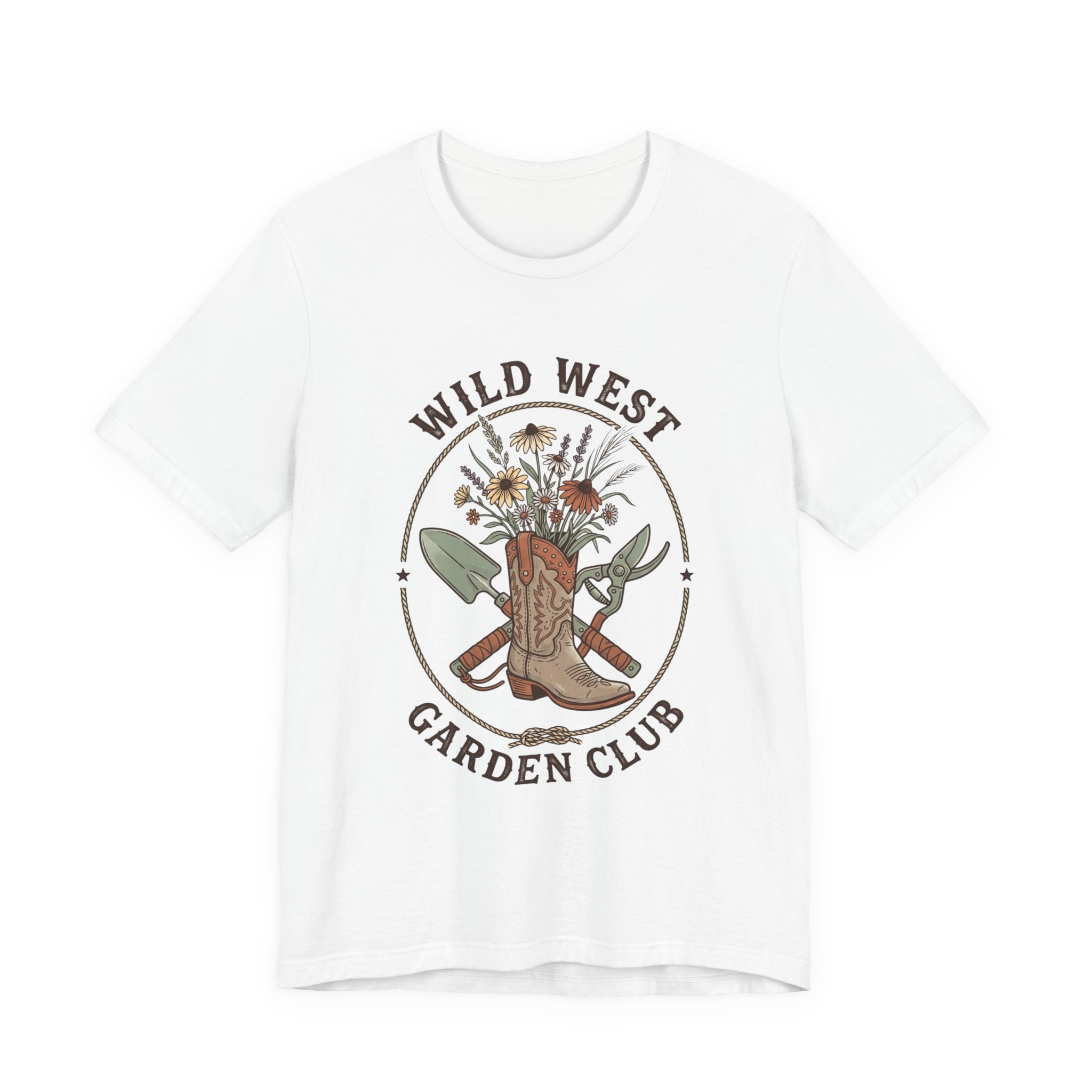 Wild West Garden Club Tee | Cowgirl Gardening, Western Boots & Desert Florals