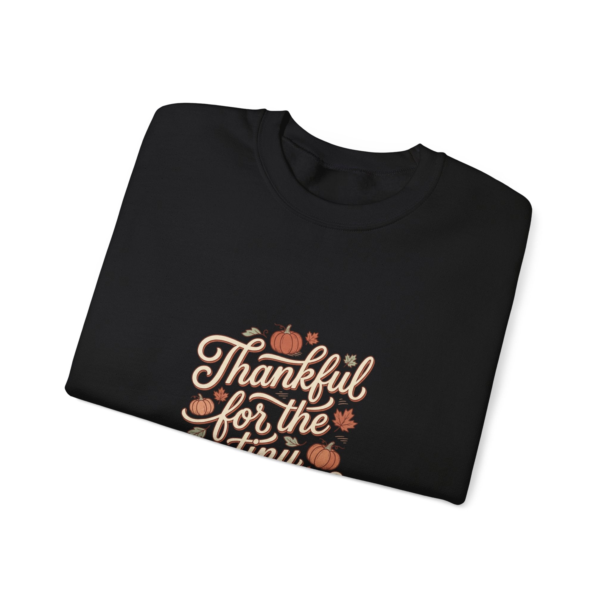 Thankful For Tiny Moments Sweatshirt | Pumpkin Fall Aesthetic
